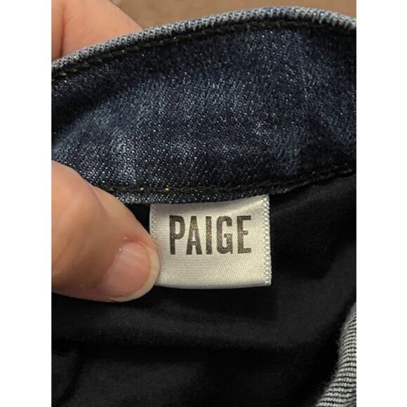 Paige Doheny 32 Mens Denim Jeans Cotton & Elastane Blue - Picture 2 of 16